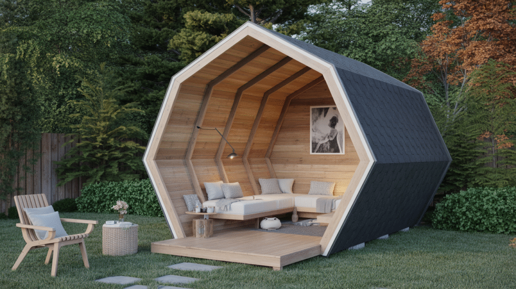 Hexagonal Garden Shed