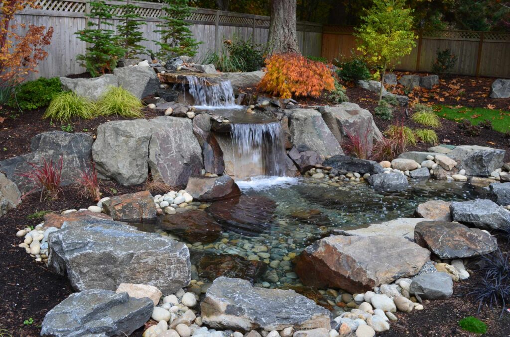  Rock Garden with a Water Feature