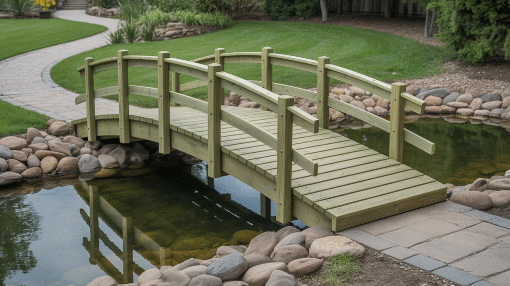 Road-Style Garden Bridge