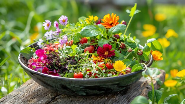 Edible Floral Herb Garden