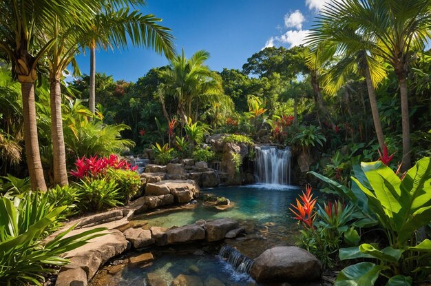  Tropical Paradise Garden