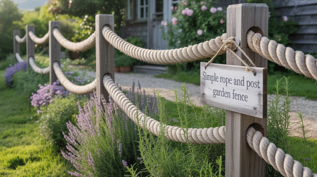 Decorative Rope Fencing