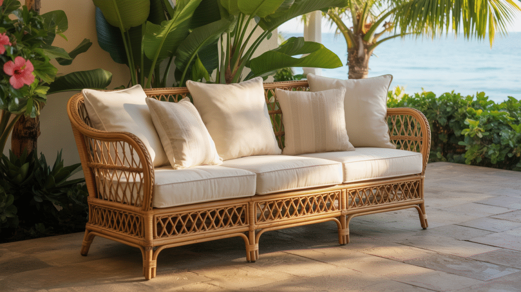  Rattan Sofas for a Tropical Vibe