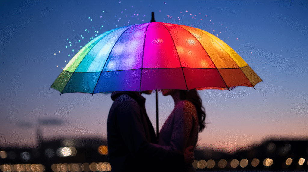 Color-Changing Umbrella