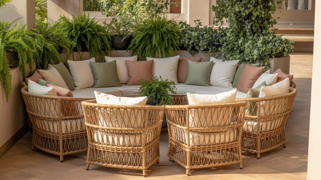  Cozy Circular Seating Area