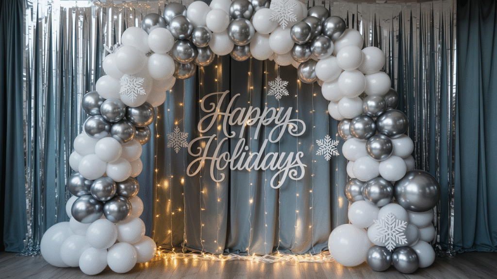 Festive Party Photo Backdrop