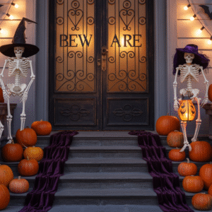 Chic & Creepy Halloween Porch Ideas for a Memorable Entrance