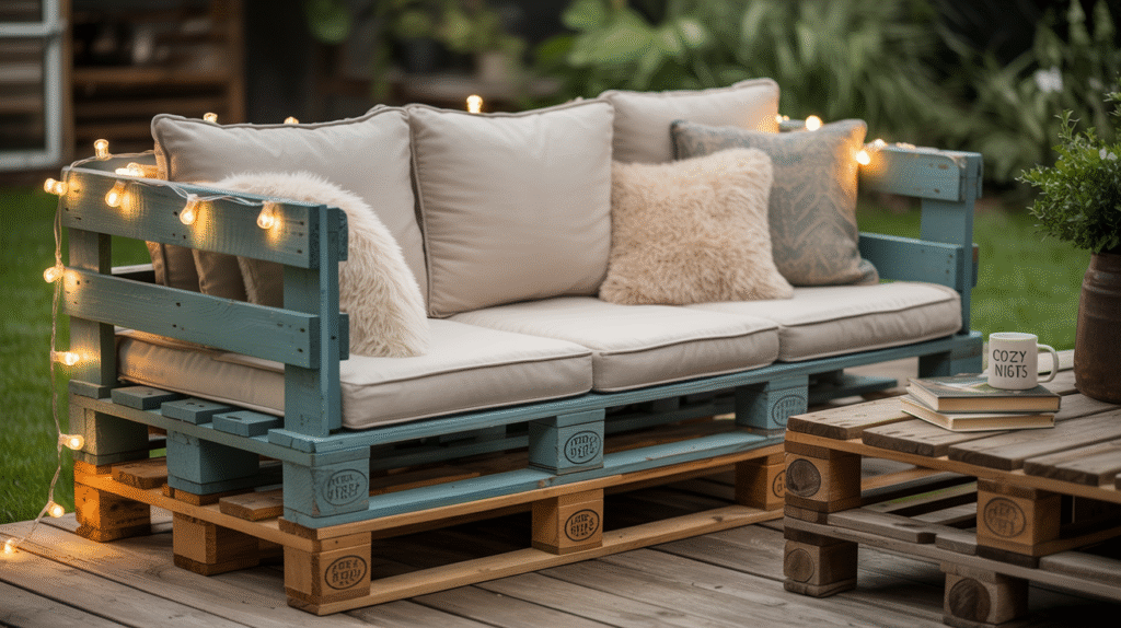 DIY Pallet Sofas for Budget-Friendly Charm