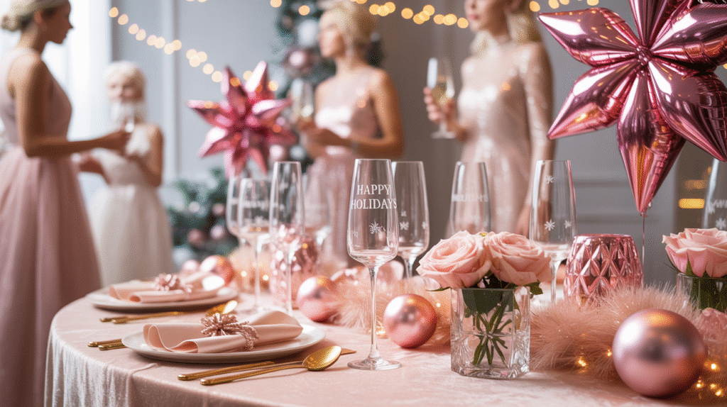  Pink Winter Wonderland Party