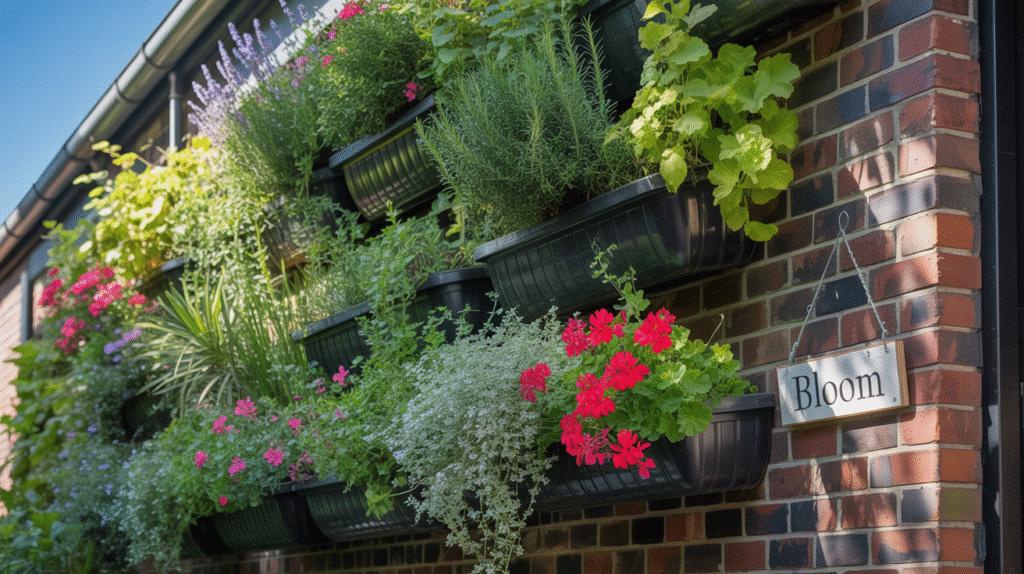 Vertical Garden Fence for Space Efficiency