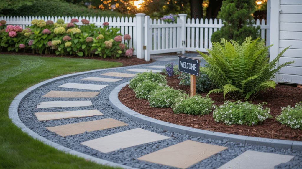 Mix in Decorative Gravel or Mulch