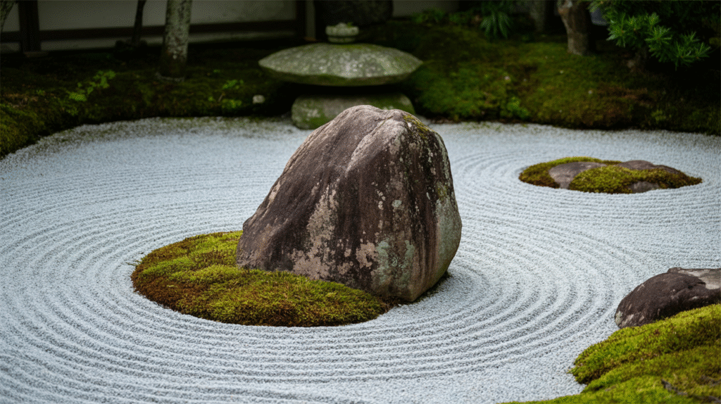 Japanese Rock Garden for Backyard Serenity