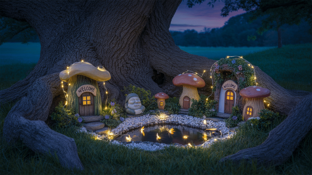 Glow-in-the-Dark Fairy Garden