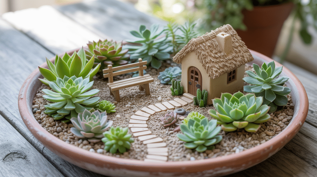 Succulent Fairy Garden