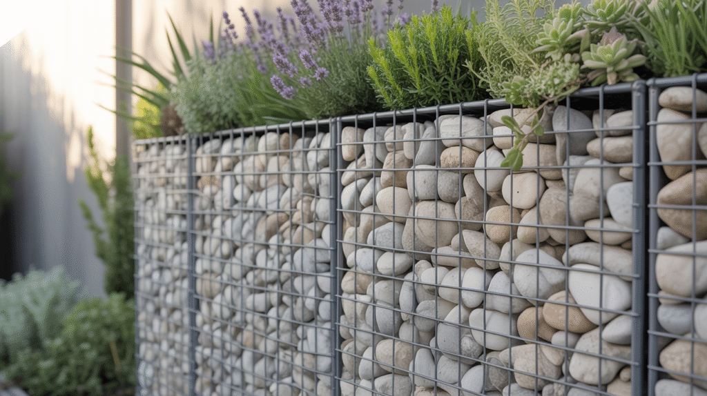 Gabion Walls for Modern Rustic Design