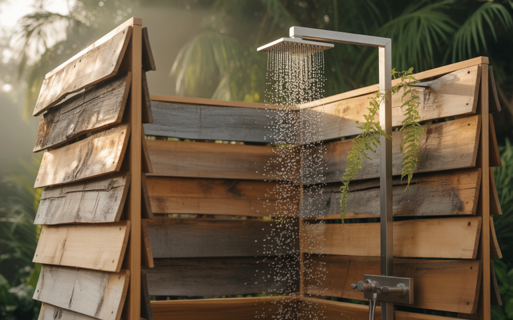 Rustic Wooden Enclosure