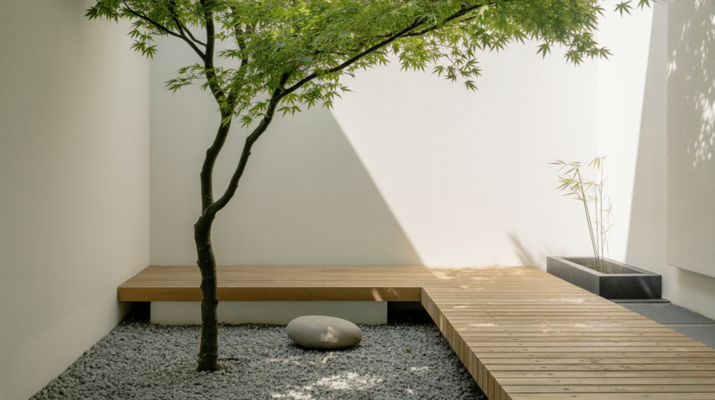Japandi Minimalism with Maple Accent