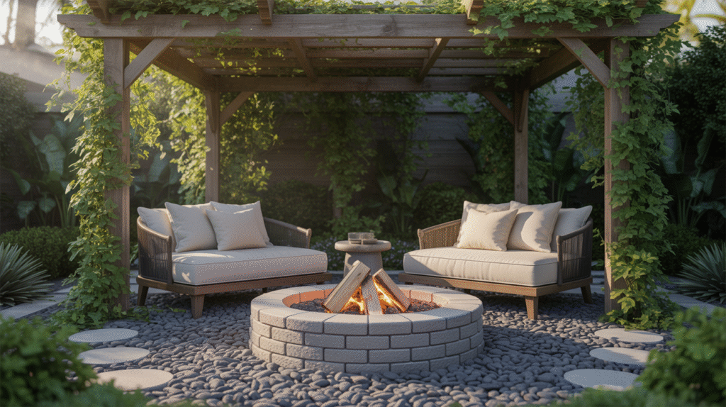  Pebble Garden Fire Feature