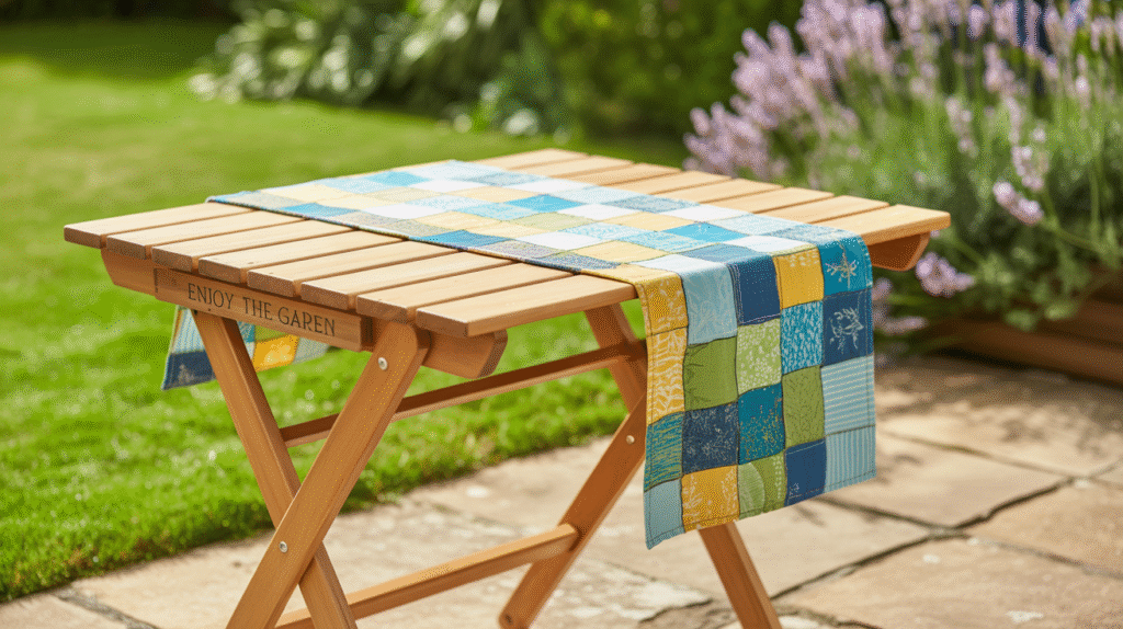 Cheap Fold-Out Garden Table