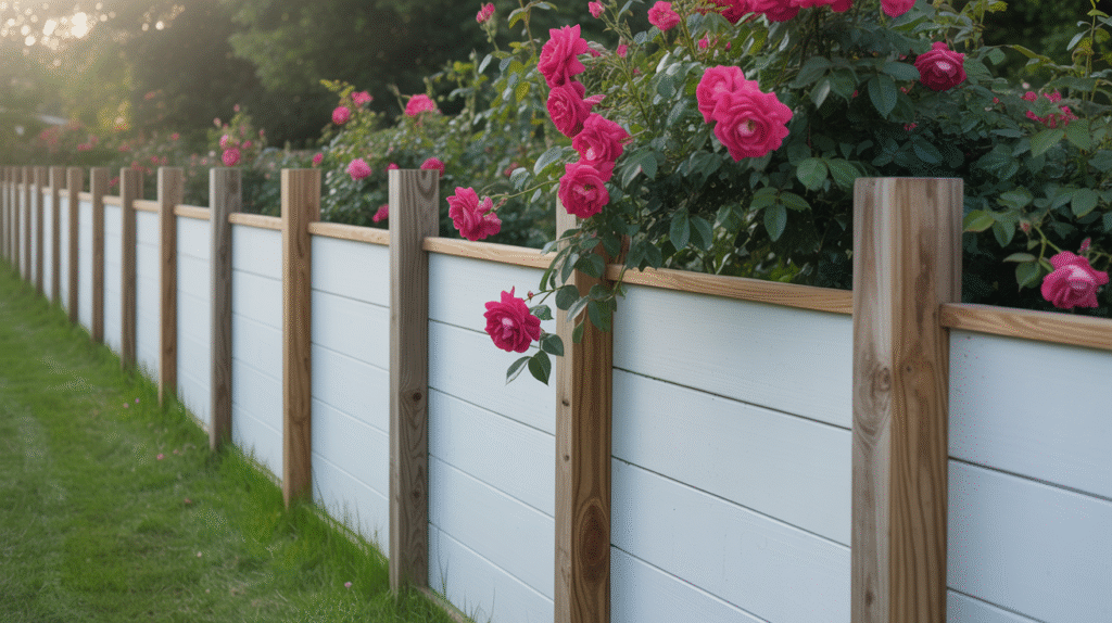  Two-Tone Painted Fence