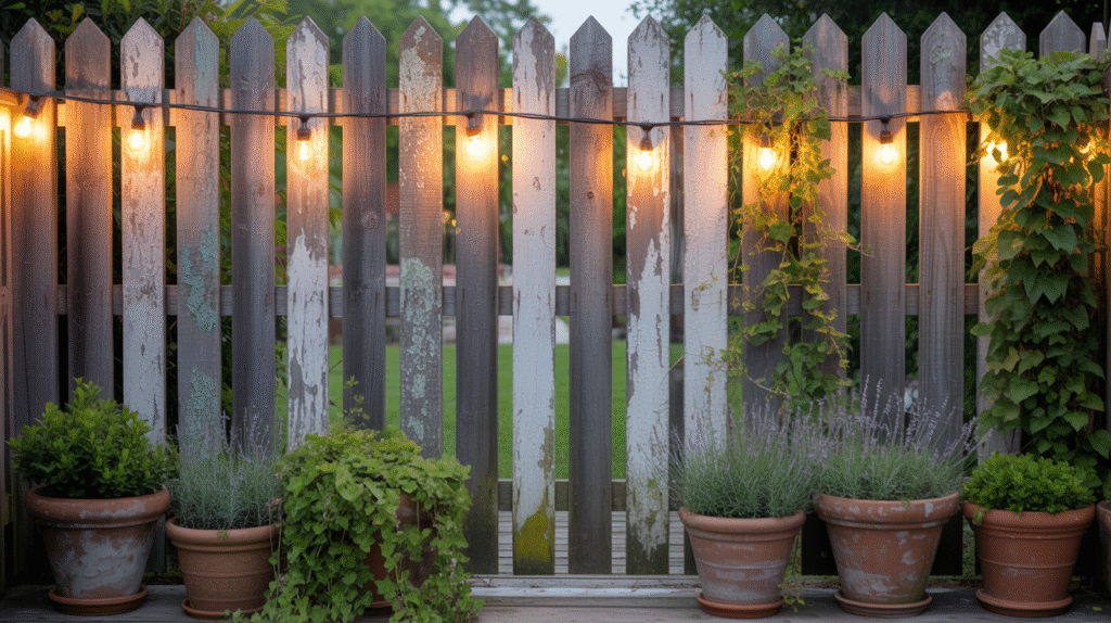 Tall Privacy Wooden Fence