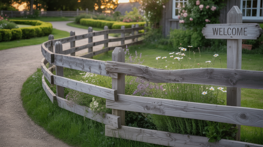 Half-Height Garden Fence