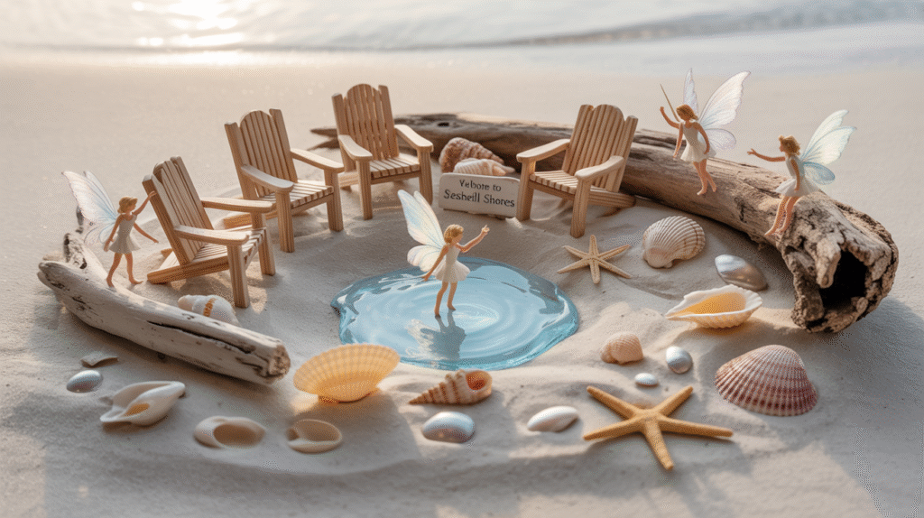  Beach-Themed Fairy Garden