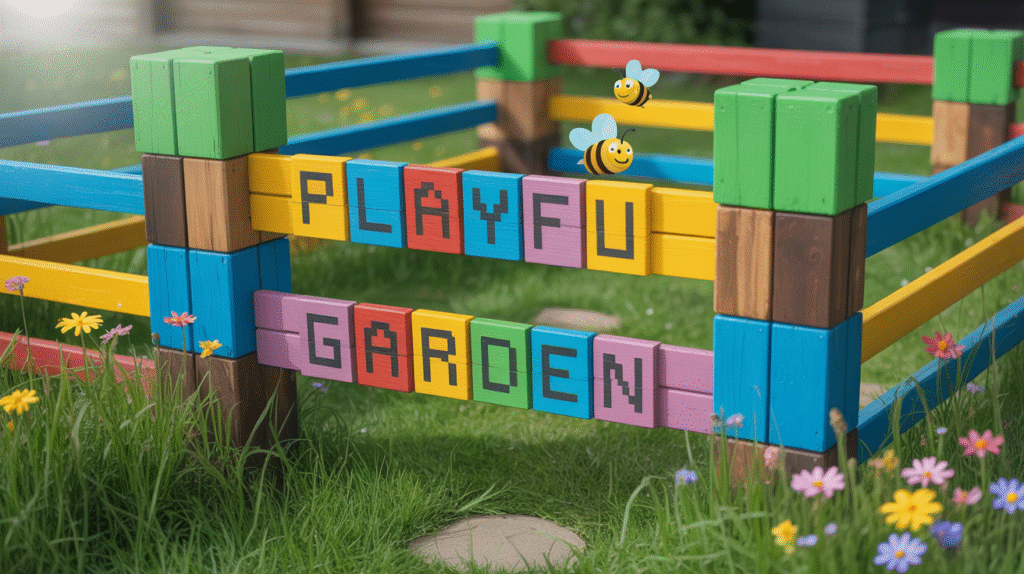  Kid-Friendly Minecraft-Inspired Fence