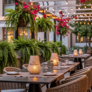 20 Stylish Outdoor Dining Patio Ideas for Restaurants