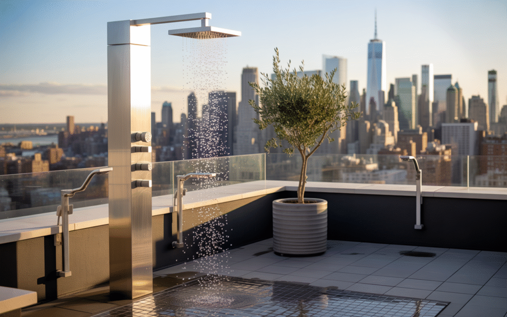 Rooftop Outdoor Shower