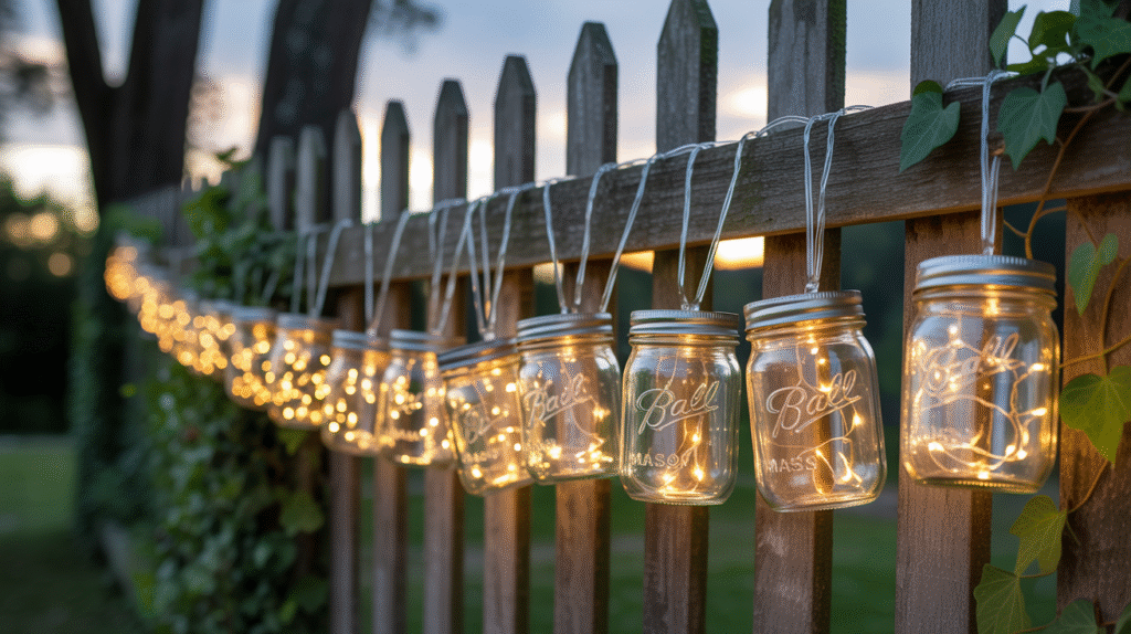 DIY Mason Jar Fairy Lights