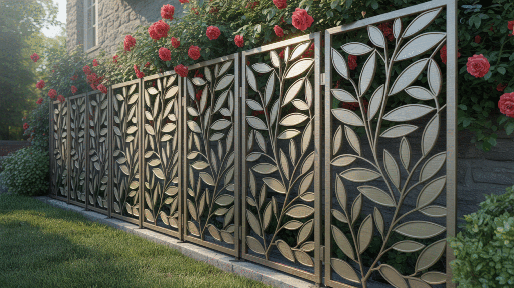 Decorative Laser-Cut Metal Panels
