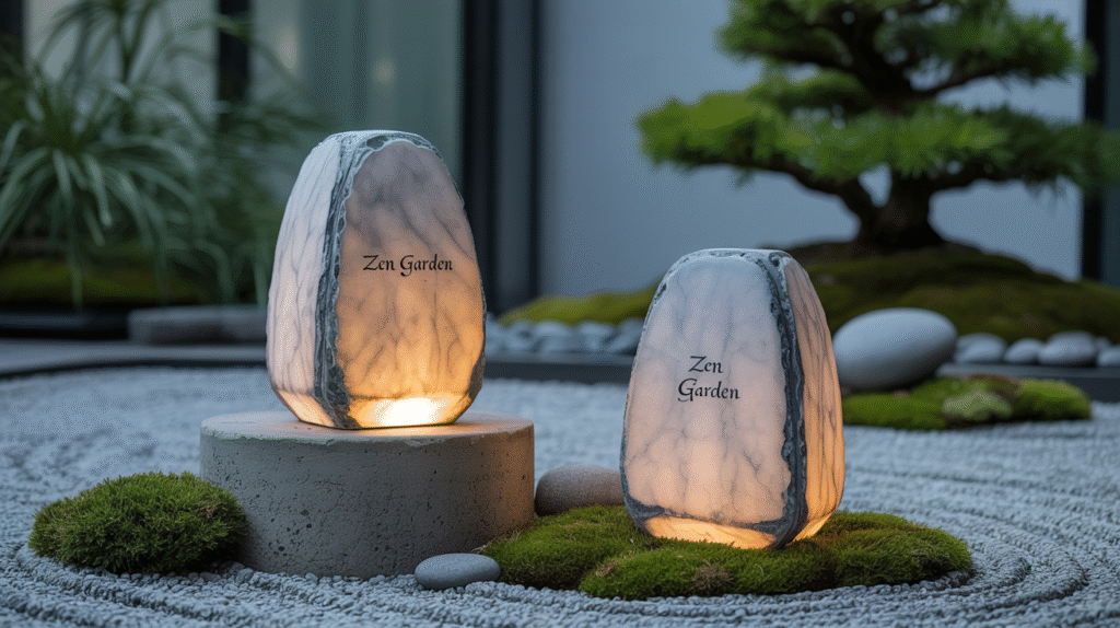 DIY Stone Lanterns