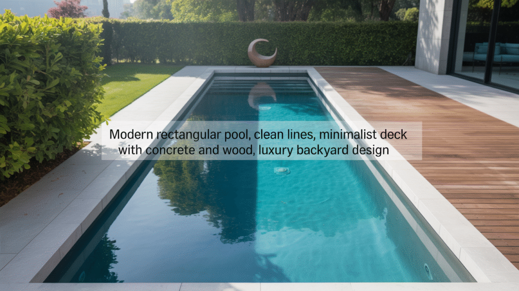 Sleek Rectangular Pools