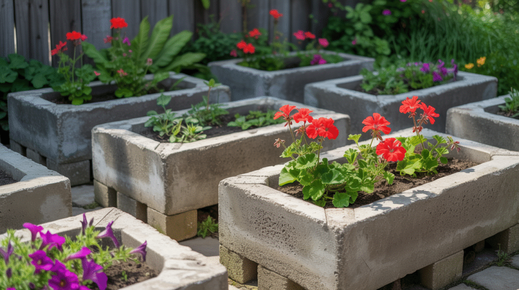 Concrete Block Beds
