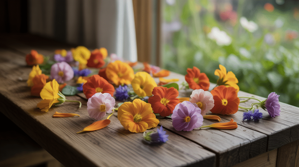 Add Edible Flowers