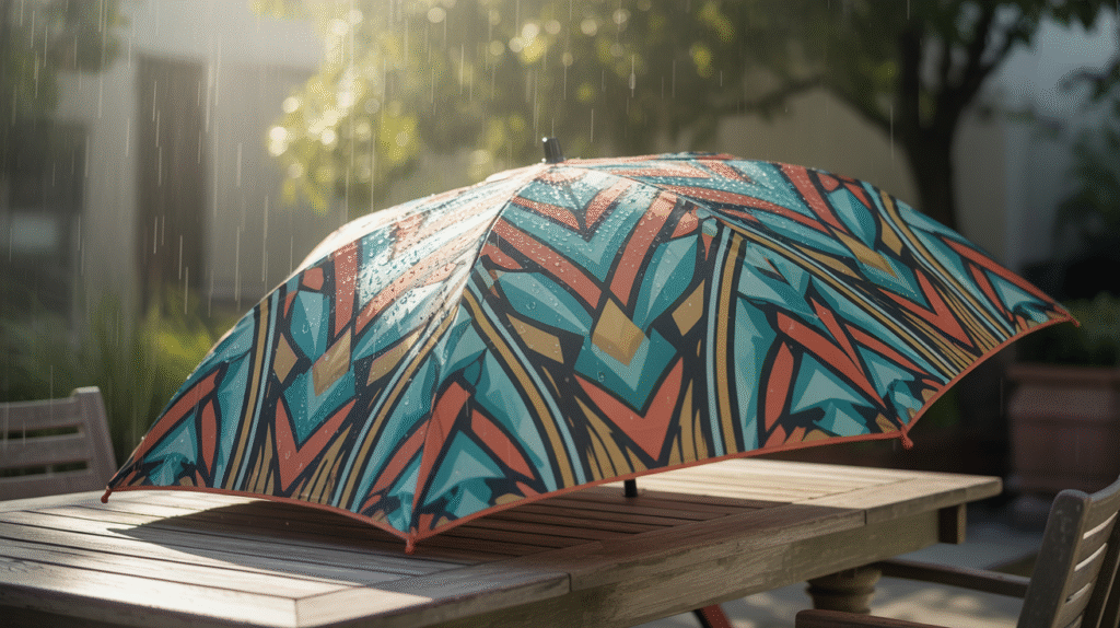 Umbrella with Gazebo Design