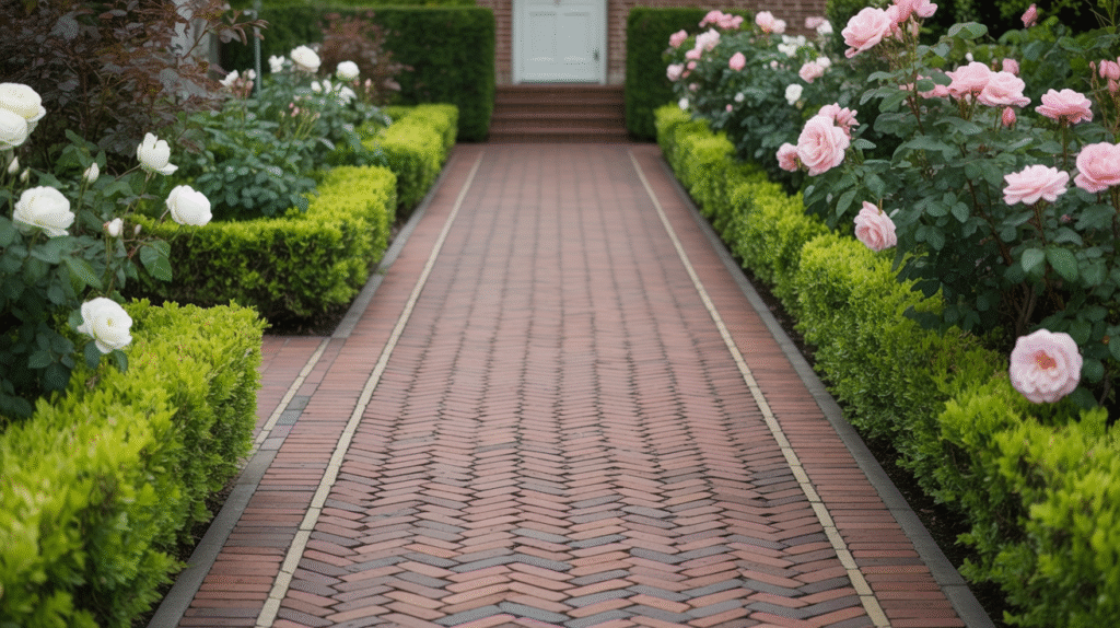 Brick Walkways for Traditional Elegance