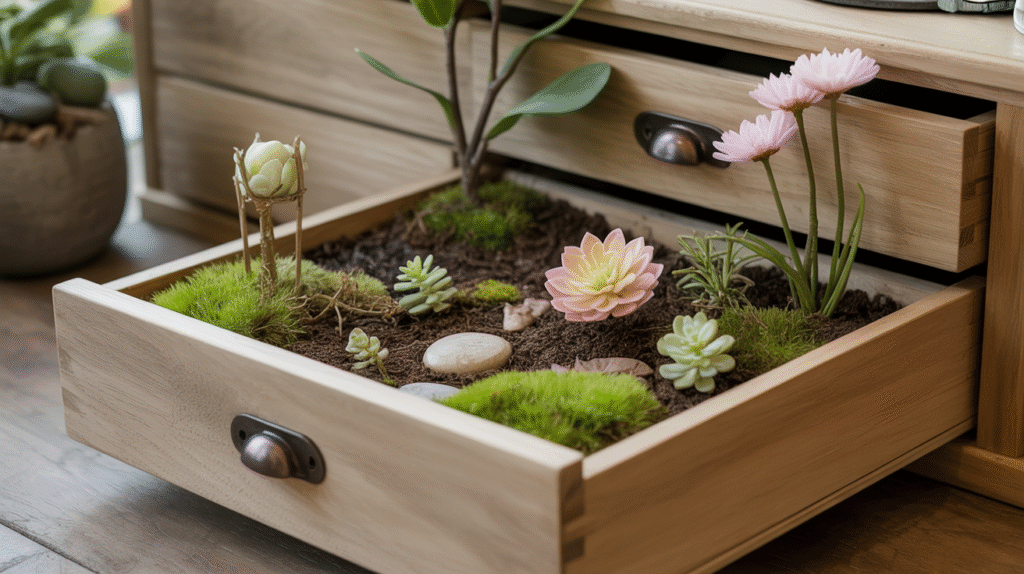 Fairy Garden in a Drawer