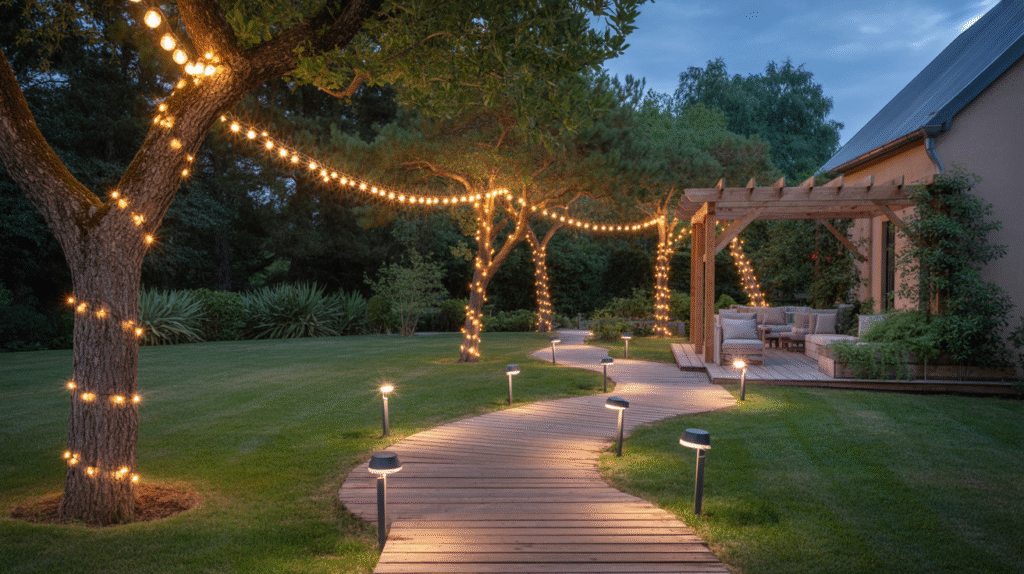 Fairy Light Walkways for a Magical Glow