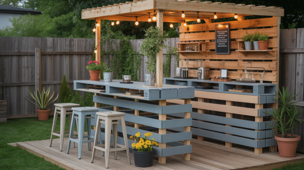 DIY Pallet Bar for a Weekend Project