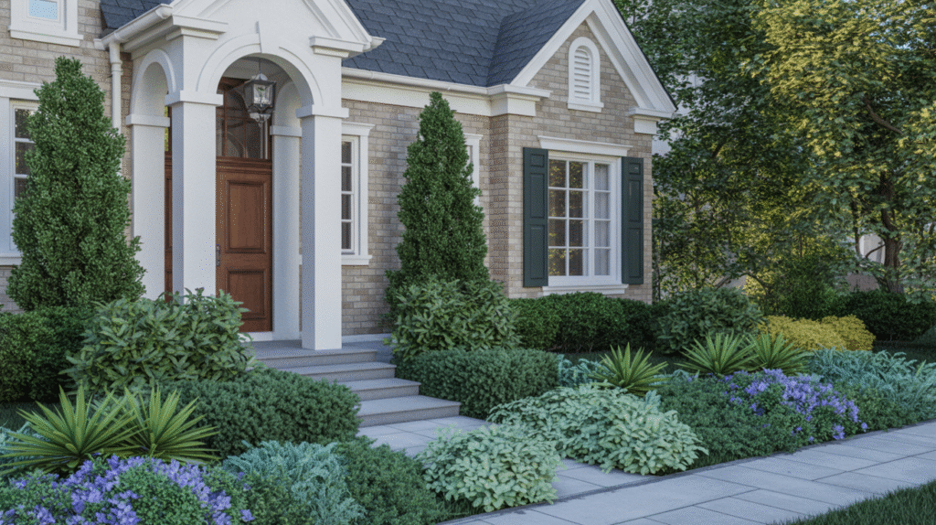 Add Layers with Shrubs and Hedges