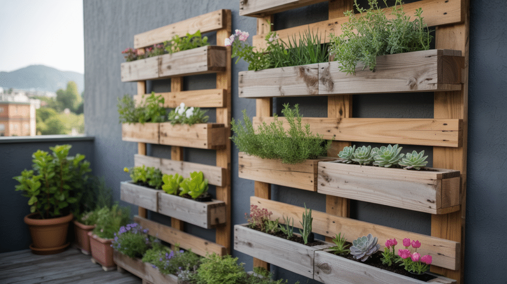 Vertical Pallet Gardens