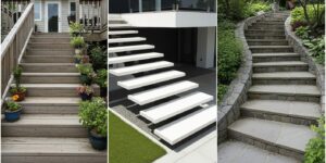 15 Outdoor Stair Ideas to Elevate Your Deck, Patio, and Garden Design