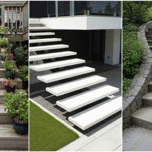 15 Outdoor Stair Ideas to Elevate Your Deck, Patio, and Garden Design