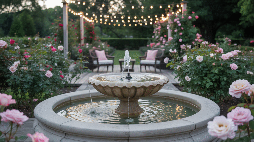 Rose Garden Cascade Romance