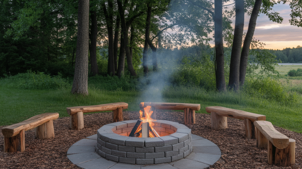 Add a Woodland Fire Pit