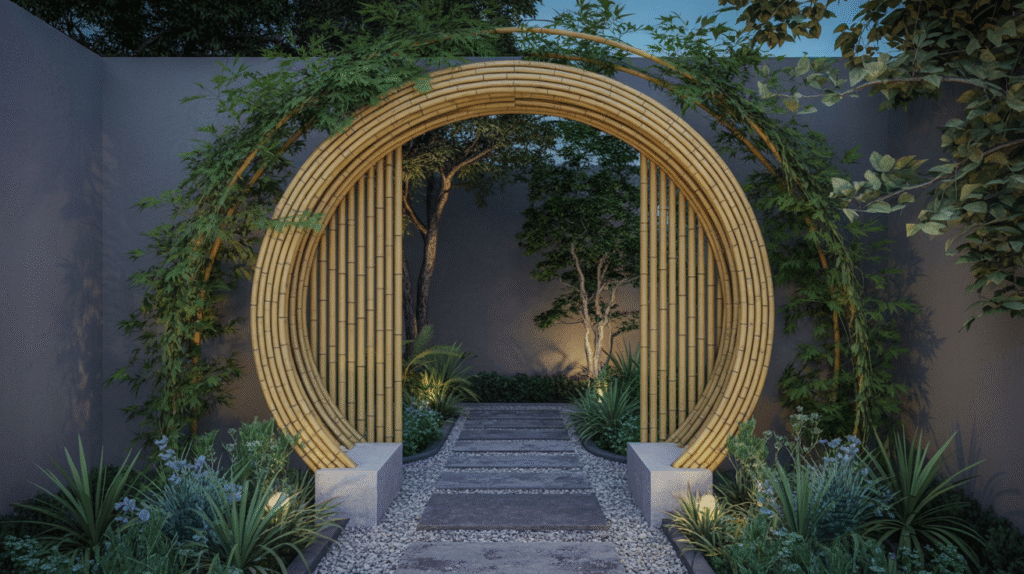 Bamboo Moon Gate
