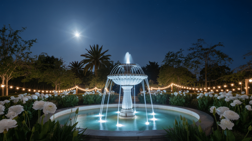 Moonlit Glow Fountain