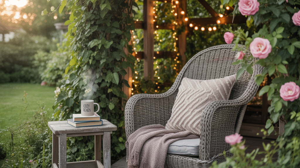 Cozy Outdoor Reading Nook